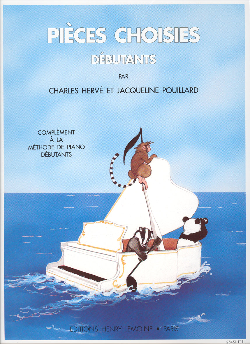 PIECES CHOISIES POUR DEBUTANTS/HERVE/POUILLARD 【輸入:ピアノ】