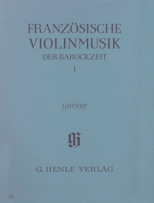 FRANZOSISCHE VIOLINMUSIK DER BAROCKZEIT BD.1 【輸入:ヴァイオリン】