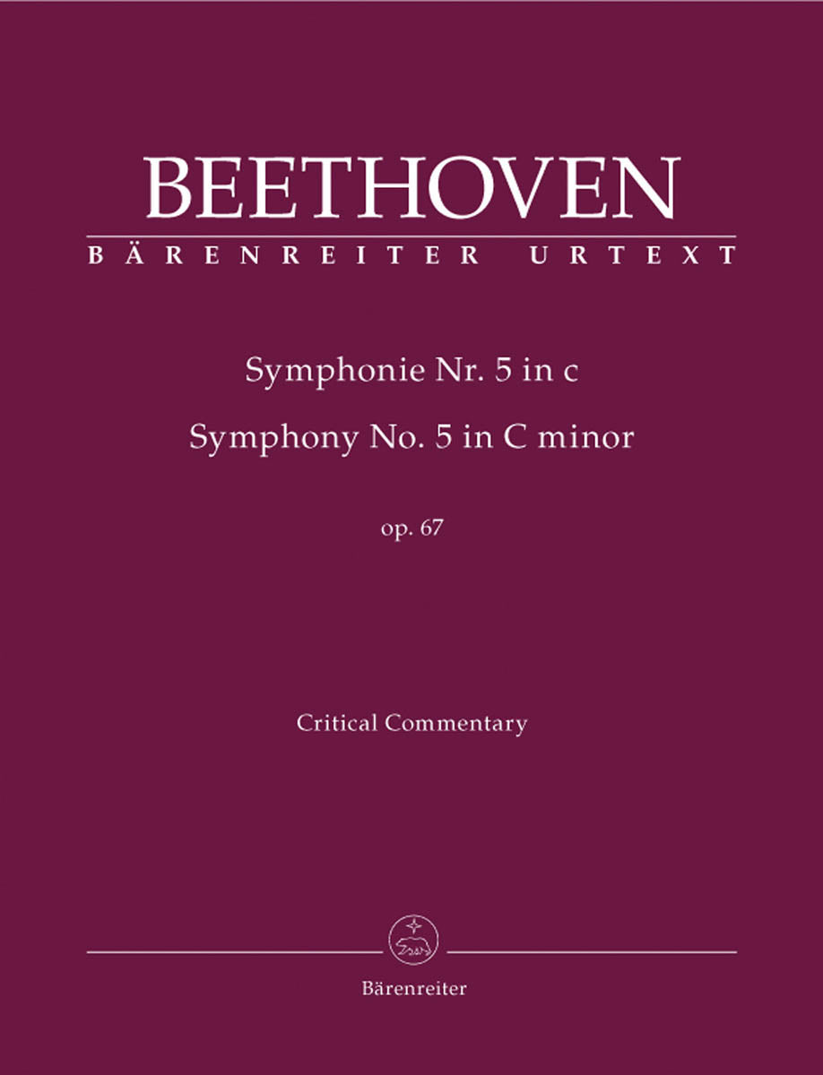ベートーヴェン：交響曲 第5番 ハ短調 Op.67 「運命」/原典版/デル・マー編: 批判校訂報告書(英語) 【輸入：オーケストラ(スコア)】