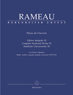 ラモー:クラヴサン曲集 第3巻: 優雅なインドの国々 1753/36年の作品/原典版/Rampe編 【輸入:ピアノ】