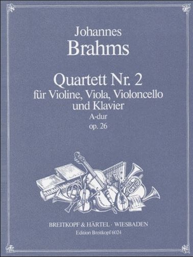 ブラームス：ピアノ四重奏曲 第2番 イ長調 Op.26 【輸入：室内楽(パート譜)】 | ヤマハの楽譜通販サイト Sheet Music Store