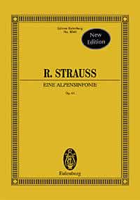 シュトラウス　アルプス交響曲　オーケストラ パート譜 原譜