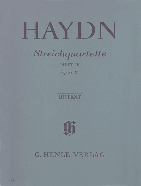 ハイドン：弦楽四重奏曲集 第 3巻: Op.17 Hob.III/25-30/原典版/Fedeｒ 