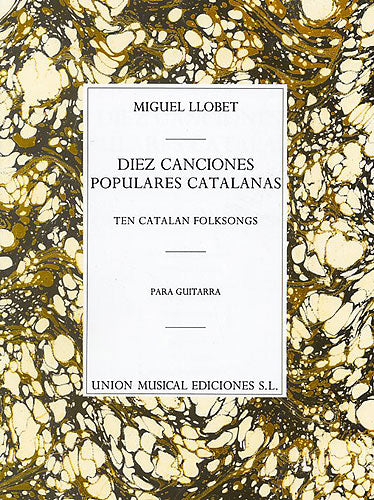 リョベート:10のカタルーニャ民謡 【輸入:ギター】