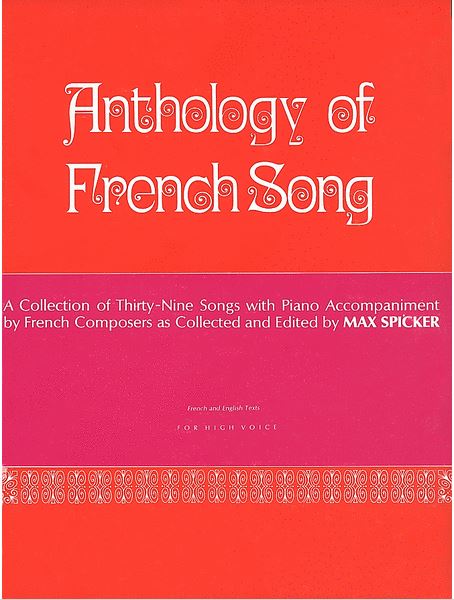 現代フランス歌曲集(高声用) 【輸入:ヴォーカルとピアノ】