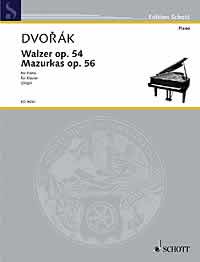 ドヴォルザーク:ワルツ集 Op.54、マズルカ Op.56/Doeg編 【輸入:ピアノ】
