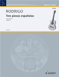 ロドリーゴ:3つのスペイン風小品 【輸入:ギター】