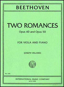 ベートーヴェン:ロマンス ト長調 Op.40、ヘ長調 Op.50 【輸入:ヴィオラ】
