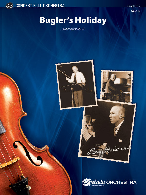 アンダーソン：トランペット吹きの休日: 指揮者用大型スコア 【輸入