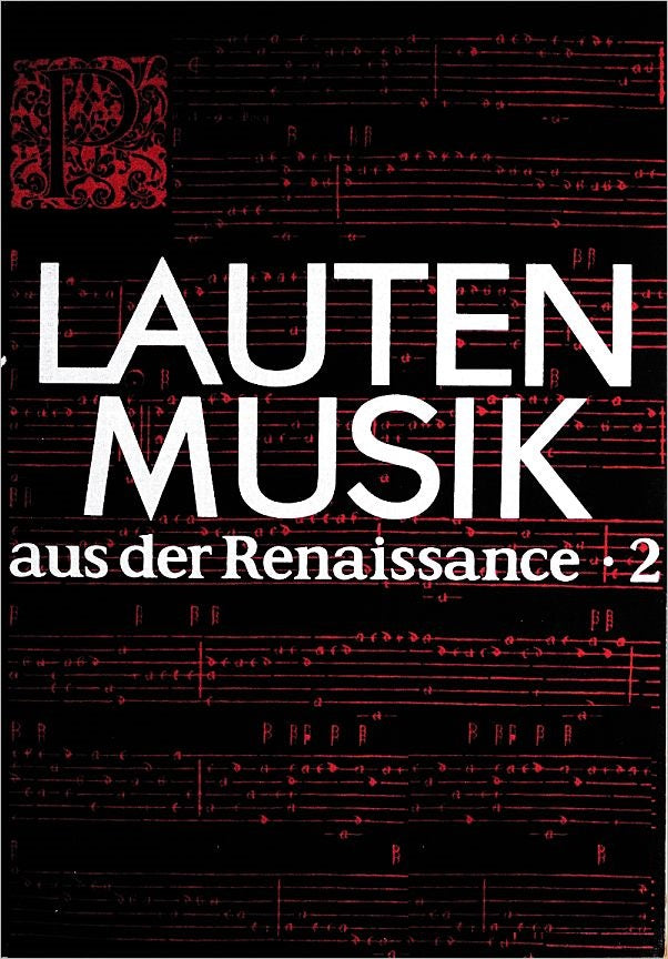 ルネサンス時代のリュート音楽 第2巻 【輸入:リュート】