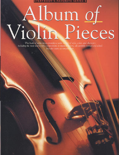 ALBUM OF VIOLIN PIECES 【輸入:ヴァイオリン】