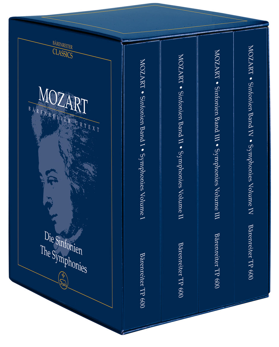 モーツァルト：交響曲全集原典版: スタディ・スコア4巻セット 【輸入