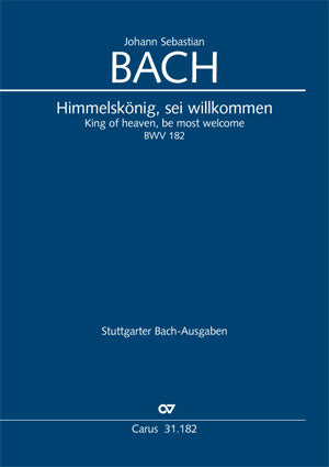 バッハ:カンタータ 第182番「天の王よ、よくぞ来ませり」 BWV 182/Hofmann編: 指揮者用大型スコア 【輸入:合唱とオーケストラ】