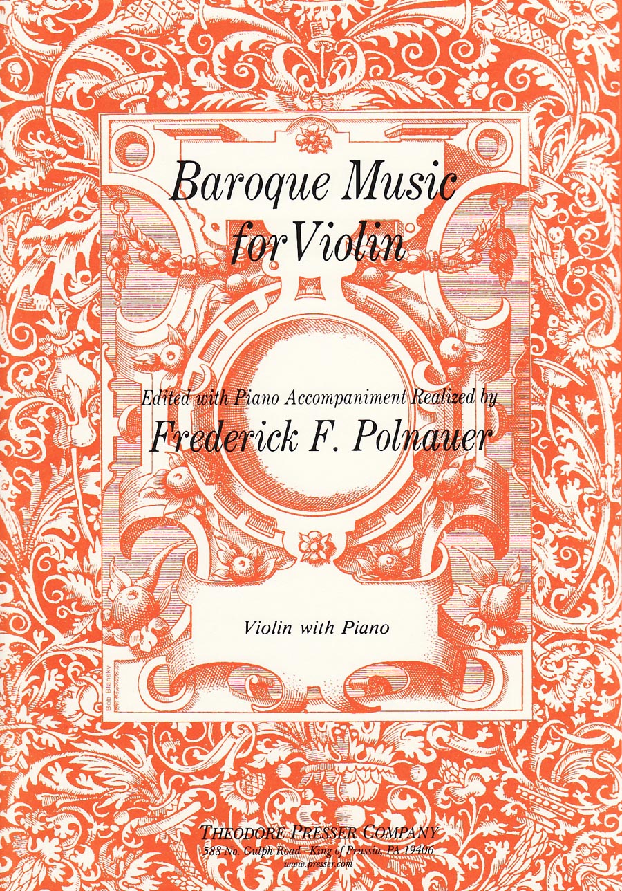 BAROQUE MUSIC FOR VIOLIN/POLNAUER 【輸入:ヴァイオリン】