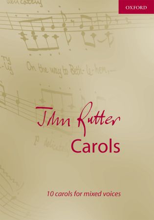 ラター:ジョン・ラターのキャロル集(S,A,T,B) 【輸入:合唱とピアノ】