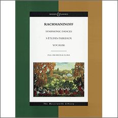 ラフマニノフ:交響的舞曲 Op.45、5つの音の絵、ヴォカリーズ Op.34/14: 大型スコア 【輸入:オーケストラ(スコア)】
