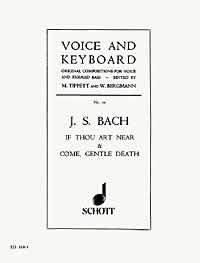 バッハ:アリア「汝わがそばにあらば」 BWV 508、アリア「甘き死よ、来たれ」 BWV 478 (高声用) 【輸入:ヴォーカルとピアノ】