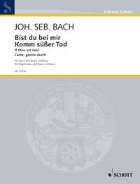 バッハ:アリア「汝わがそばにあらば」 BWV 508、アリア「甘き死よ、来たれ」 BWV 478 (低声用) 【輸入:ヴォーカルとピアノ】