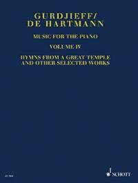 MUSIC FOR THE PIANO VOL.4:HYMNS FROM A GREAT TEMPL 【輸入:ピアノ】