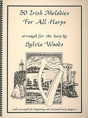 50 IRISH MELODIES FOR ALL HARPS/WOODS 【輸入:ハープ】