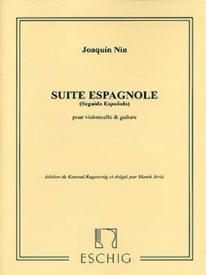 ニン:チェロとギターのためのスペイン組曲 【輸入:室内楽(パート譜)】