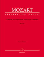 マグ新品 19冊モーツァルト 聖体の秘跡のためのリタニア KV243 合唱 楽譜 アート・デザイン・音楽