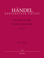 ヘンデル:主はわが光 HWV 255/原典版/Hendrie編: 指揮者用大型スコア 【輸入:合唱とオーケストラ】