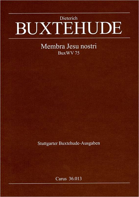 ブクステフーデ:受難曲「われらがイエスの御体」 BuxWV 75/Schlage編: 指揮者用大型スコア 【輸入:合唱とオーケストラ】