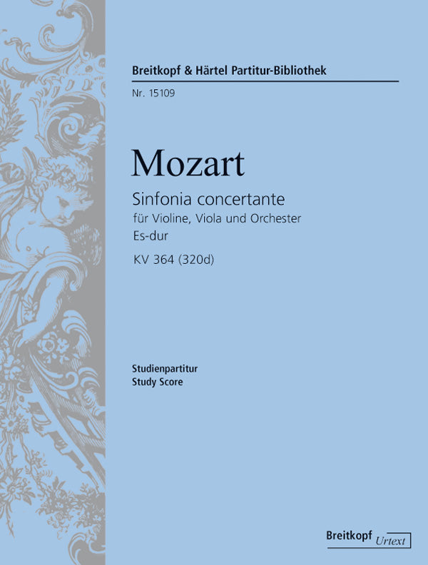 モーツァルト：バイオリン、ビオラとオーケストラのための協奏交響曲 変ホ長調 KV 364(320d)/原典版/ザイフェルト編: スタディ・スコア 【輸入 ：複数ソロ楽器とオーケストラ(スコア)】 | ヤマハの楽譜通販サイト Sheet Music Store