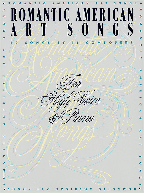 ROMANTIC AMERICAN ART SONGS(H) 【輸入:ヴォーカルとピアノ】