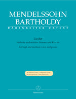 メンデルスゾーン:LIEDER(H/M)/ASTI 【輸入:ヴォーカルとピアノ】
