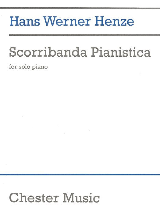 ヘンツェ:スコリバンダ・ピアニスティカ 【輸入:ピアノ】