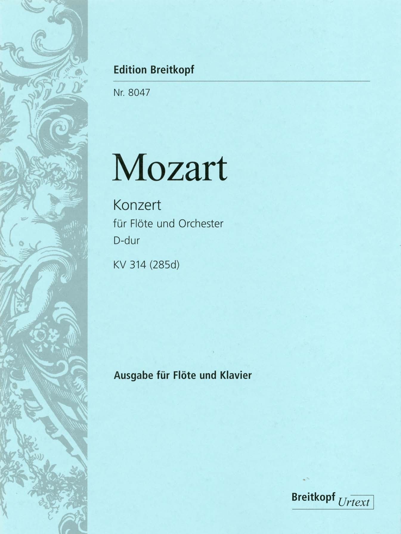モーツァルト:Konzert Nr.2 D-dur KV 314(285D)/Schulze 【輸入:フルート】