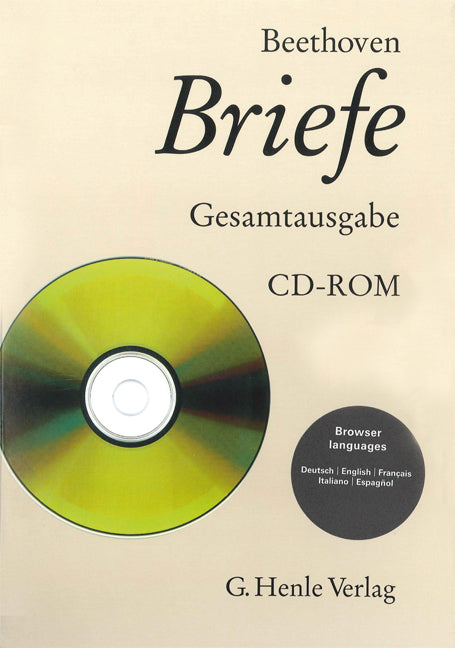 ベートーヴェン:ベートーヴェンの書簡 全7巻のCD-ROM版 【輸入:書籍】