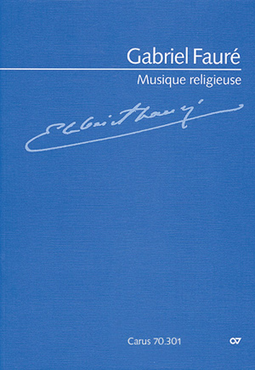 フォーレ:Musique Religieuse/Nectoux 【輸入:合唱とピアノ】