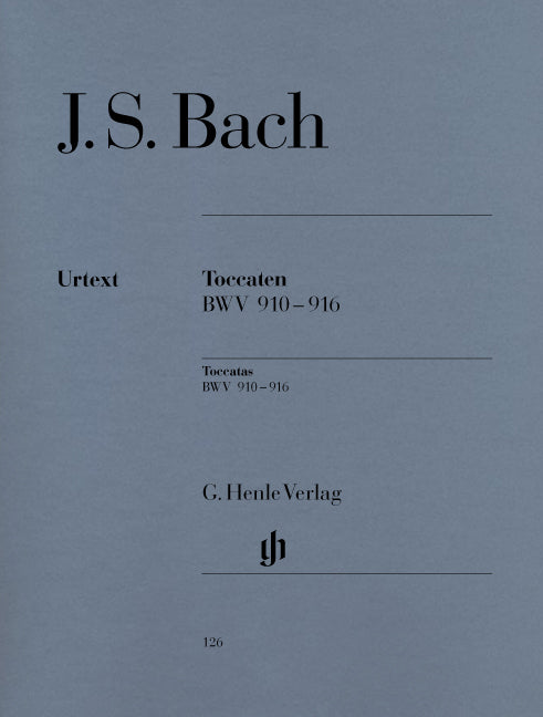 バッハ:トッカータ集 BWV 910-916/原典版/Steglich編/Theopold運指 【輸入:ピアノ】