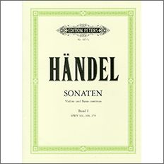 ヘンデル:バイオリン・ソナタ集 第1巻: HWV 361 イ長調, HWV 368 ト短調, HWV 370 ヘ長調 【輸入:ヴァイオリン】