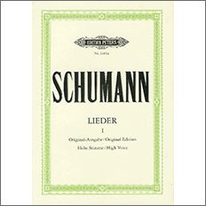 シューマン：歌曲集 第1巻/高声用(独語)/Friedlaender編 【輸入：ヴォーカルとピアノ】