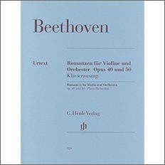 ベートーヴェン:ロマンス ト長調 Op.40、ヘ長調 Op.50/原典版 【輸入:ヴァイオリン】