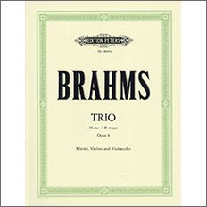 ブラームス：ピアノ三重奏曲 第1番 ロ長調 Op.8/G. Schumann編 【輸入