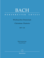 バッハ:クリスマス・オラトリオ BWV 248(独語・英語)/原典版/Blankenburg & Durr編 【輸入:合唱とピアノ】