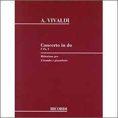 ヴィヴァルディ：2本のトランペットのための協奏曲 ハ長調 F.IV, N.1 Op.46/1 RV 537 【輸入：トランペット】