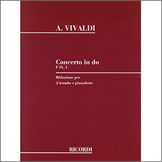 ヴィヴァルディ:2本のトランペットのための協奏曲 ハ長調 F.IV, N.1 Op.46/1 RV 537 【輸入:トランペット】
