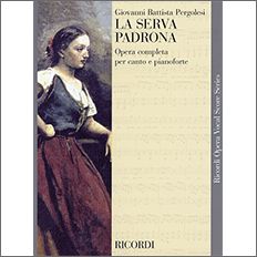 ペルゴレージ：オペラ「奥様になった女中」(伊語)(紙装) 【輸入