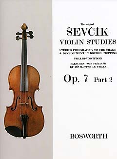 シェフチーク(セヴシック):トリルとダブル・ストップの予備練習 Op.7 第2巻 【輸入:ヴァイオリン】