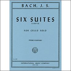 バッハ：無伴奏チェロ組曲 BWV 1007-1012/フルニエ編 【輸入：チェロ