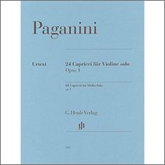 パガニーニ：24のカプリス Op.1/原典版 【輸入：ヴァイオリン】