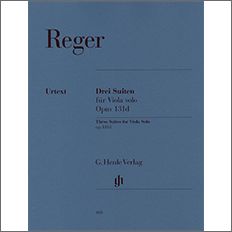 レーガー：無伴奏ビオラのための組曲 Op.131d 【輸入：ヴィオラ】