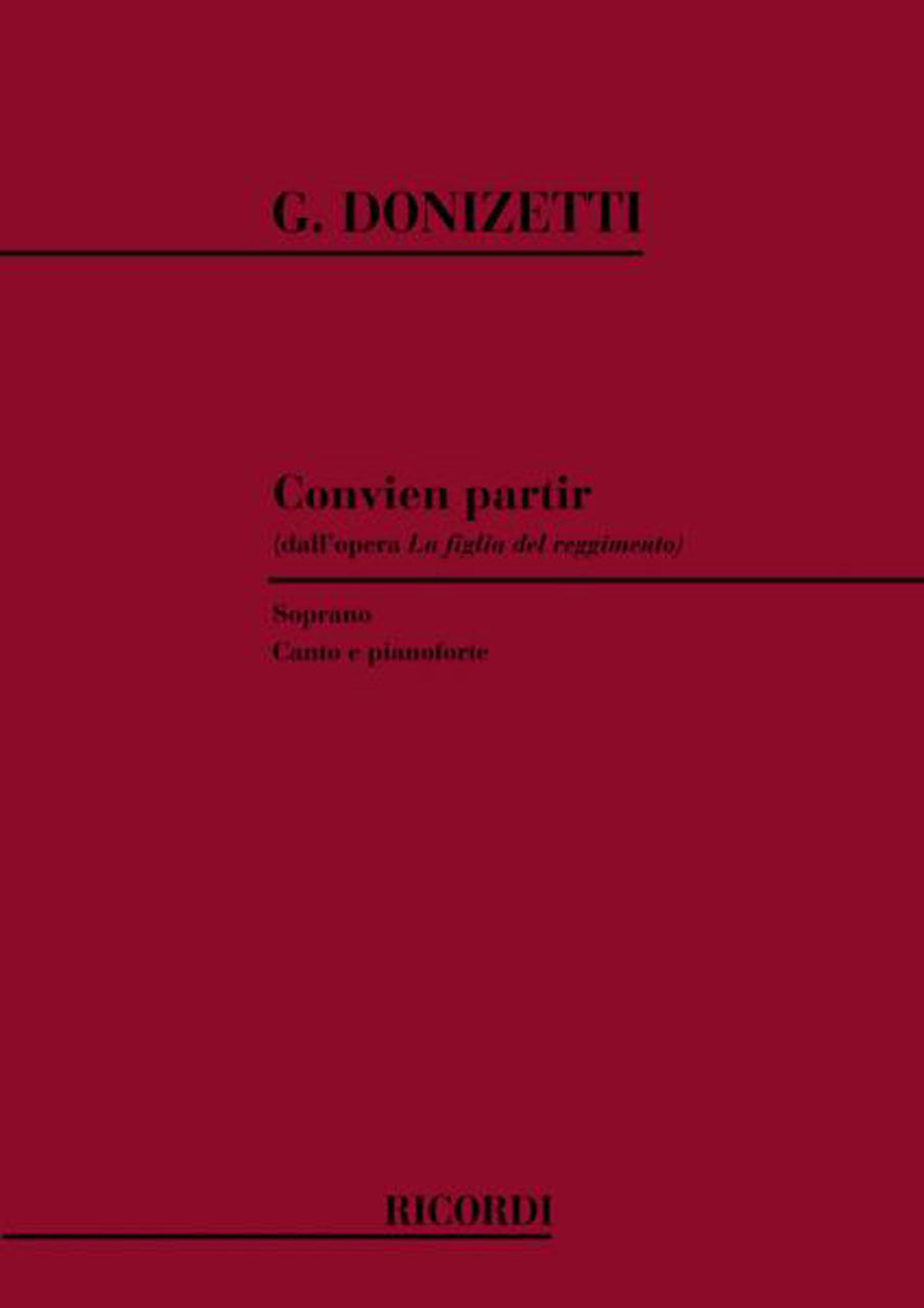 ドニゼッティ 連隊の娘 楽譜 ヴォーカルとピアノ（伊語） - 楽譜/スコア