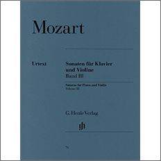 モーツァルト:バイオリン・ソナタ集 第3巻 : KV 454, 481, 526, 547, 570/原典版/Seiffert編 【輸入:ヴァイオリン】